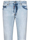 Cool Guy Distressed Skinny Jeans Blue - DSQUARED2 - BALAAN 4