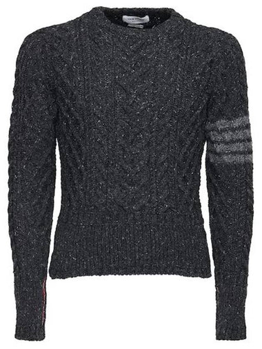 Thom Browne 4line mohair wool knit sweater - THOM BROWNE - BALAAN 1