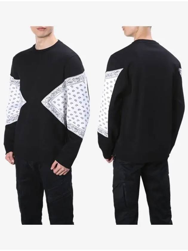 Men's Bandana Black Sweatshirt - NEIL BARRETT - BALAAN 4