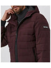 DK Y Men s Burgundy Patch Logo Padded Zip Up Jacket 22 3 514 985602 - DKNY - BALAAN 4