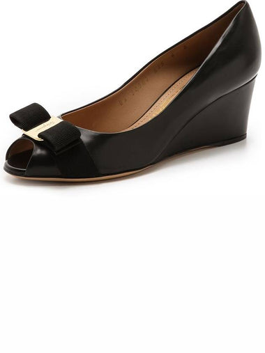 Ferragamo pumps shoes wedge heel 235mm - SALVATORE FERRAGAMO - BALAAN 1