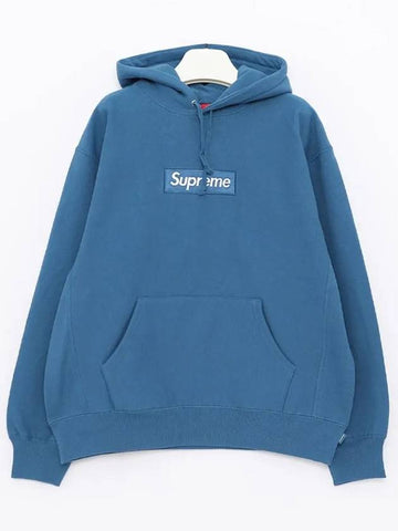 SW56 BLUE box logo hoodie - SUPREME - BALAAN 1