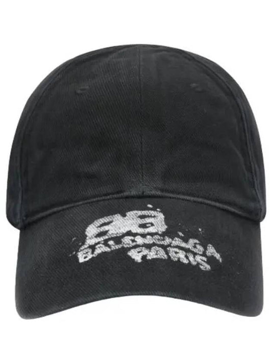 Dirty Paris Baseball Cap Black White Hat - BALENCIAGA - BALAAN 1