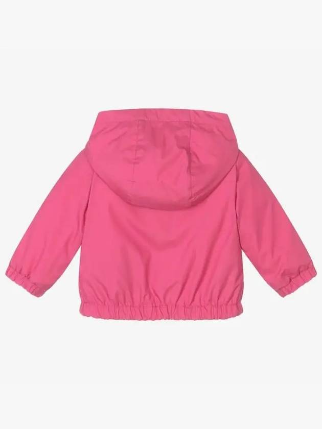 Moncler Baby EVANTHE Logo Hood Windbreaker Pink - MONCLER - BALAAN 3