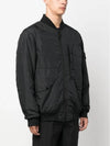 Garment Dyed Crinkle Reps Jacket Black - STONE ISLAND - BALAAN 4