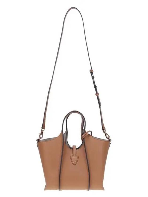 T Timeless Leather Shopping Mini Tote Bag Brown - TOD'S - BALAAN 4