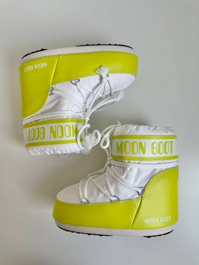 Icon Low Nylon Snow Boots Green - MOON BOOT - BALAAN 2