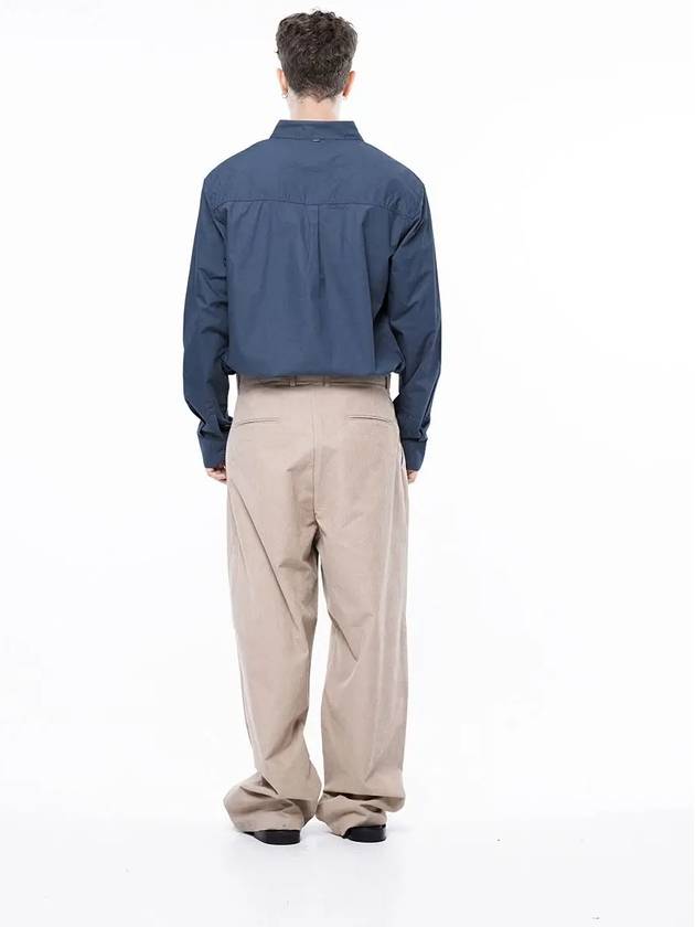 Men s M243PT01BE Corduroy One Tuck Wide Pants Beige - CHANCE'S NOI - BALAAN 6