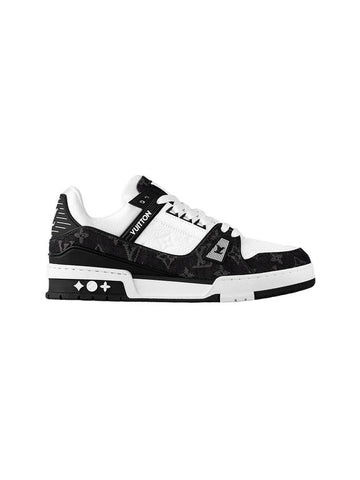 LV Trainer Low Top Sneakers Black - LOUIS VUITTON - BALAAN 1