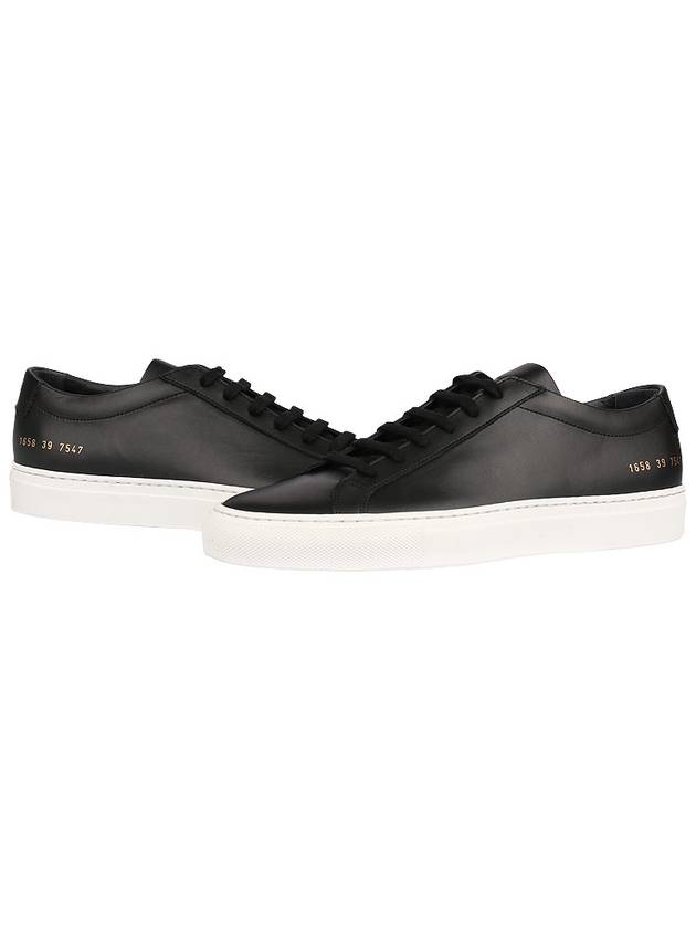 Original Achilles Low Top Sneakers Black - COMMON PROJECTS - BALAAN 3