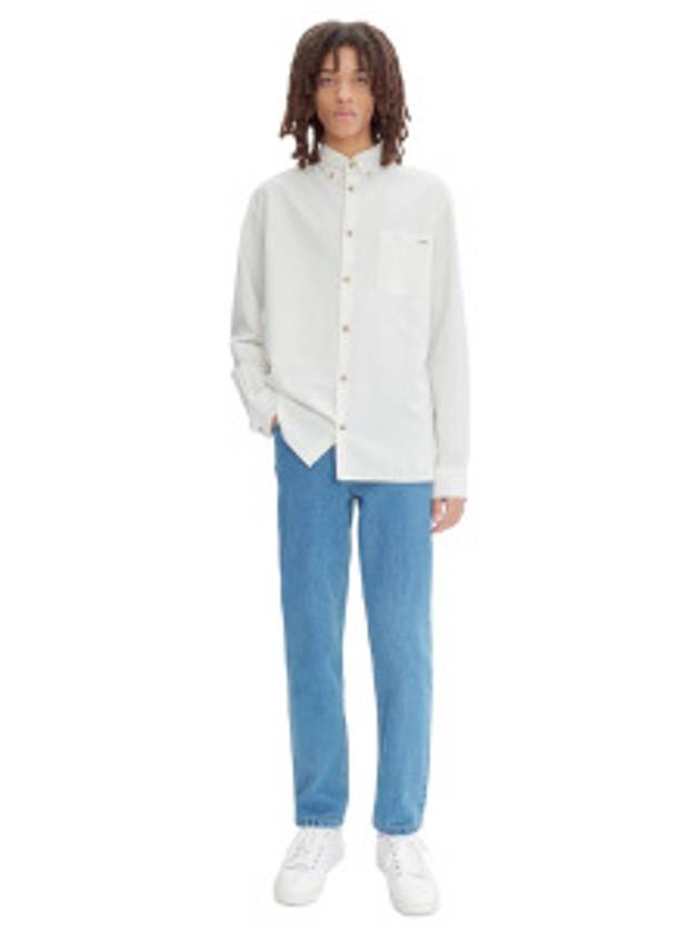 Mateo Logo Long Sleeve Shirt White - A.P.C. - BALAAN 2