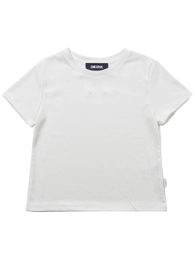 Functional Crop Short Sleeves T-Shirt White - IMIRK - BALAAN 3