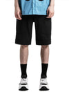 Pocket Detail Bermuda Shorts Black - BURBERRY - BALAAN 3