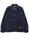 Workwear denim jacket MW02111 WW0081 P470 - MAISON KITSUNE - BALAAN 6