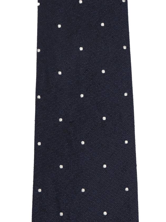 Paul Smith Tie With Silk Finish, Men's, Navy Blue - PAUL SMITH - BALAAN 3