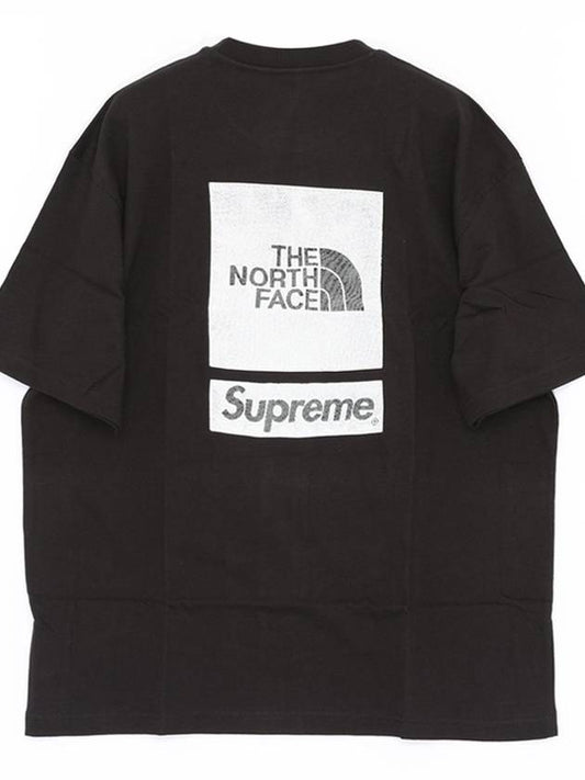 SS24KN1 BLACK collaboration short sleeve t shirt - SUPREME - BALAAN 2