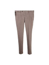 Men's Cotton Straight Pants Brown - PT01 - BALAAN 1