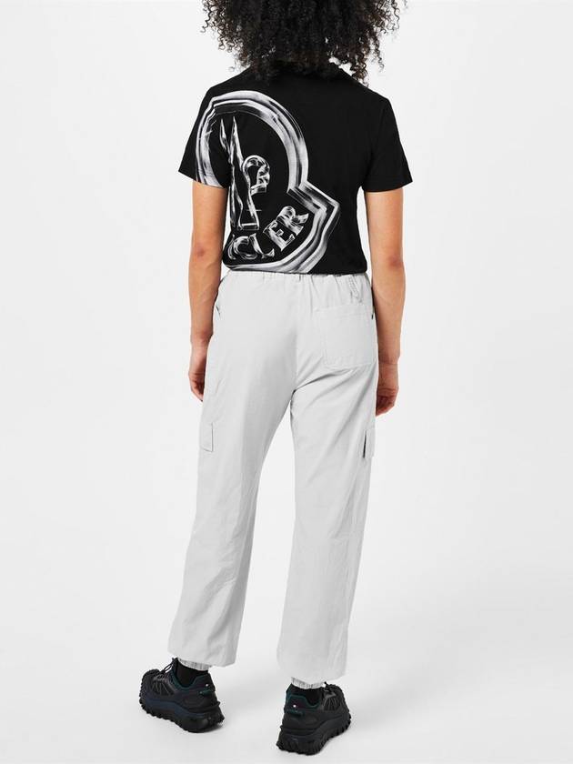 Cotton Cargo Track Pants White - MONCLER - BALAAN 5