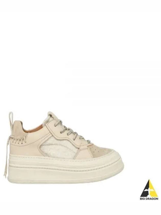 B10631 VARB 999 CIRCOLO WOOL LEATHER SNEAKERS - BUTTERO - BALAAN 1