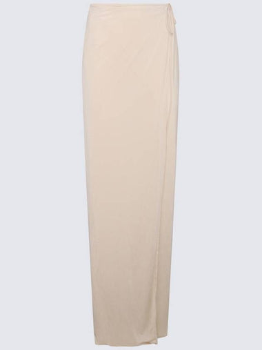 Dries Van Noten Ecru Wrap Long Skirt - DRIES VAN NOTEN - BALAAN 1