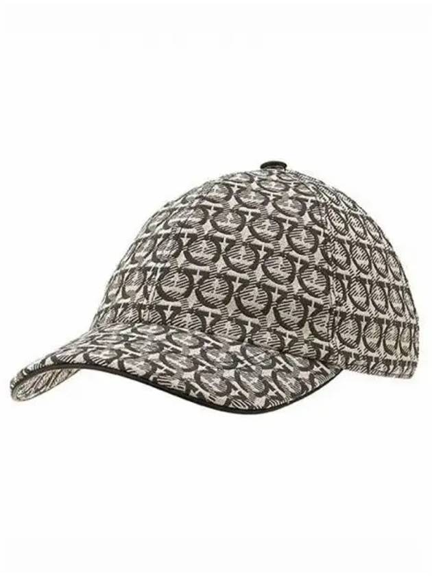 Gancini Logo Patch Ball Cap Beige - SALVATORE FERRAGAMO - BALAAN 2