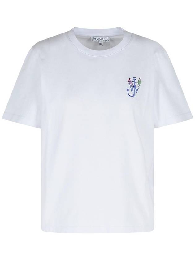 JW Anderson Anchor Print T-Shirt - JW ANDERSON - BALAAN 1