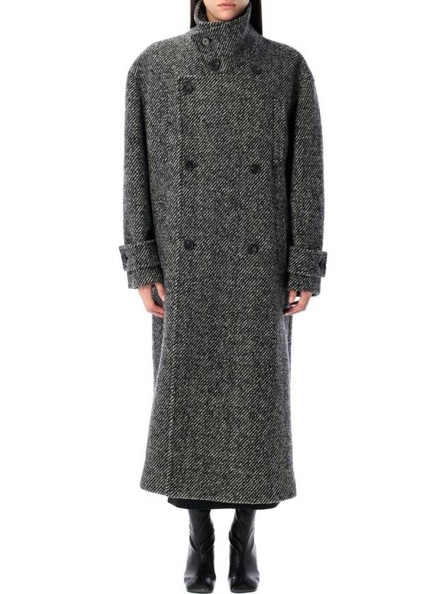 Msgm Double Breasted Long Coat - MSGM - BALAAN 1