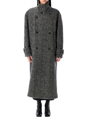 Msgm Double Breasted Long Coat - MSGM - BALAAN 1