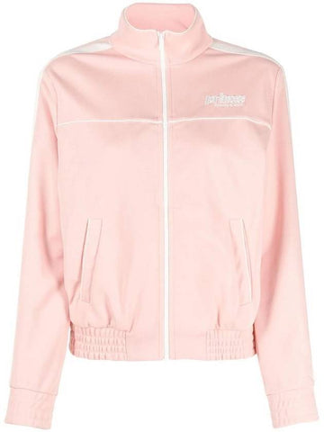 Logo Zip-Up Jacket Baby Pink - SPORTY & RICH - BALAAN 1