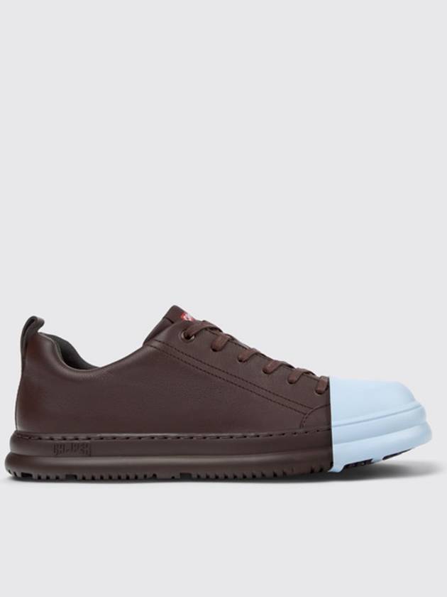 Junction Runner Leather Low Top Sneakers Burgundy - CAMPER - BALAAN 2