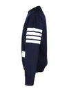 4 Bar Loopback Jersey Sweatshirt Navy - THOM BROWNE - BALAAN 3