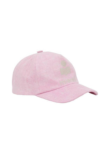 Tyrone Logo Wool Ball Cap Pink - ISABEL MARANT - BALAAN.