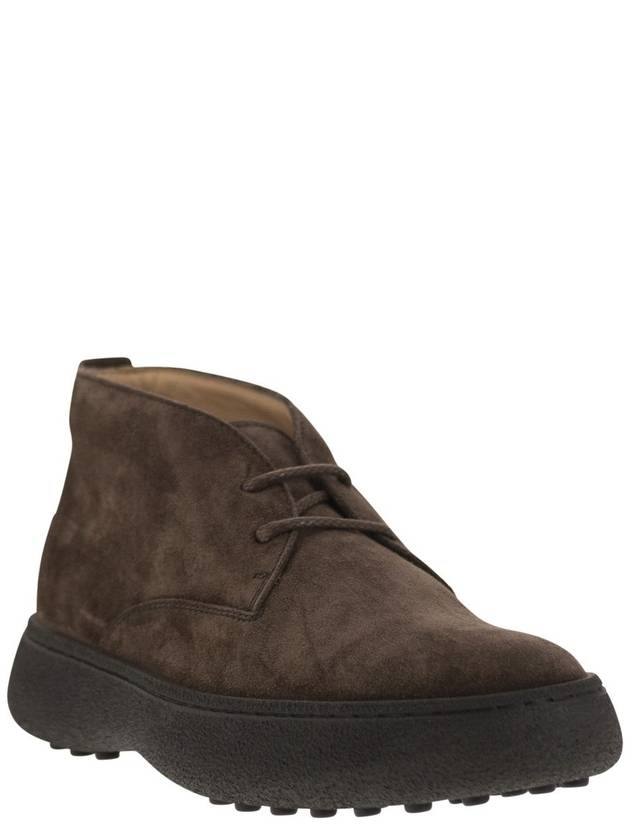 Suede leather ankle boots - TOD'S - BALAAN 2