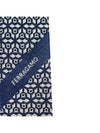 Silk Jacquard Tie Navy - SALVATORE FERRAGAMO - BALAAN 5