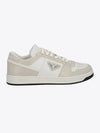 Downtown Calfskin Low Top Sneakers Bianco - PRADA - BALAAN 2