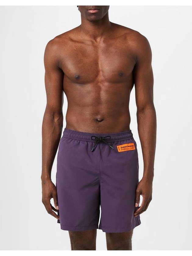 Logo Swim Shorts HMFA005F23FAB0013700 - HERON PRESTON - BALAAN 3