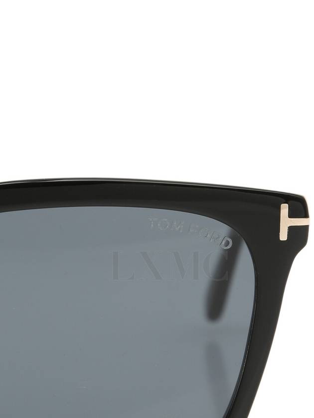 TF1132 Black Gold T Logo Horn Rim Sunglasses - TOM FORD - BALAAN 9