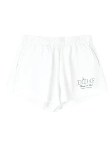 Prince Health Disco Shorts White - SPORTY & RICH - BALAAN 1