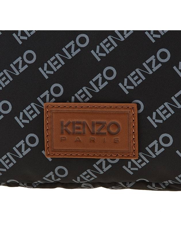 All Over Logo Print Cross Bag Black - KENZO - BALAAN 8