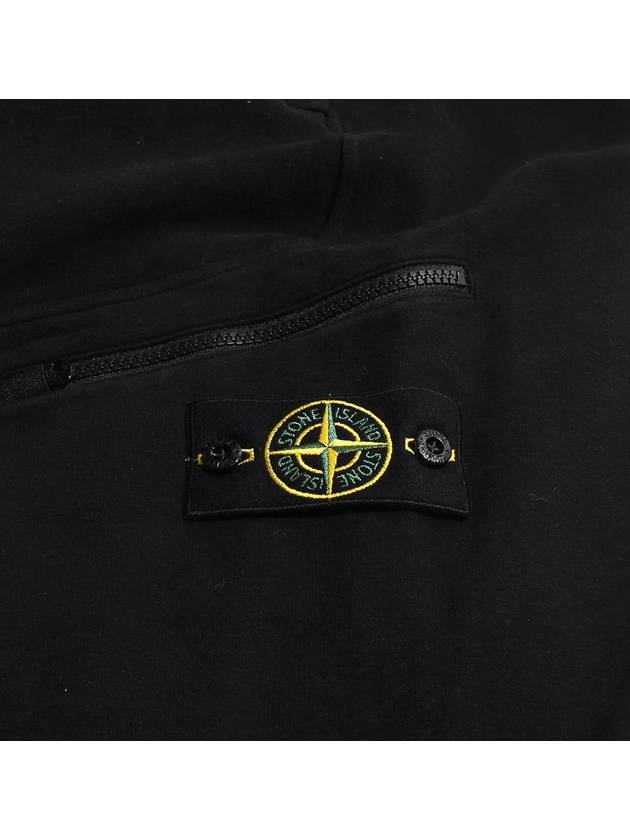 Logo Patch Track Pants Black - STONE ISLAND - BALAAN 4