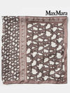 logo print scarf brown - MAX MARA - BALAAN 6