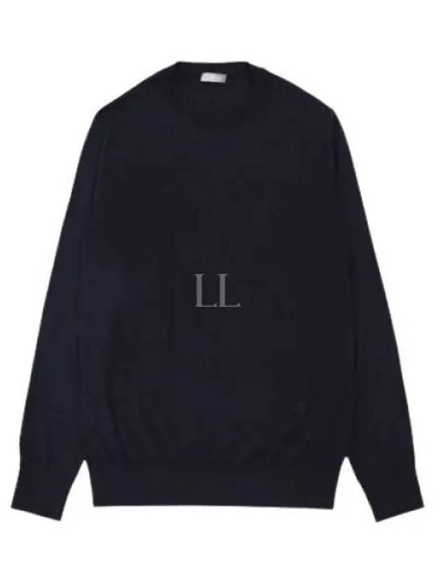 CD Icon Signature Cashmere Jersey Knit Top Dark Grey - DIOR - BALAAN 2