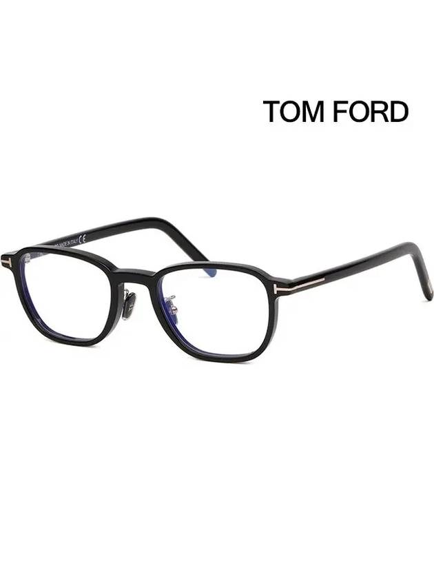 Blue light blocking glasses frame TF5855DB 001 Hornrimmed eye protection - TOM FORD - BALAAN 1