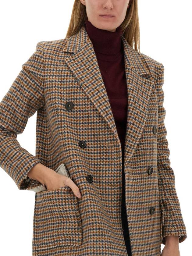 Ps Paul Smith Double-Breasted Coat - PAUL SMITH - BALAAN 4