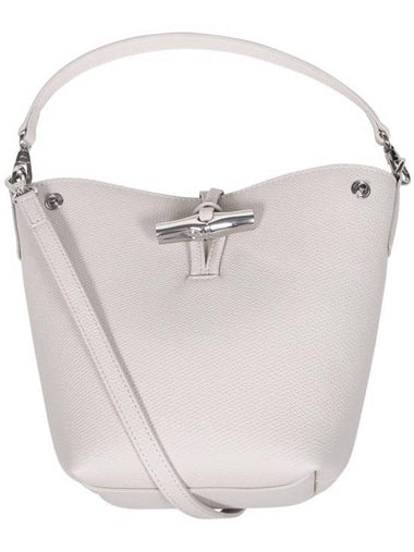 Le Roseau XS Leather Bucket Bag Paper - LONGCHAMP - BALAAN 1