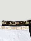 TwoPack Greca Boxer Briefs Black and White - VERSACE - BALAAN 2