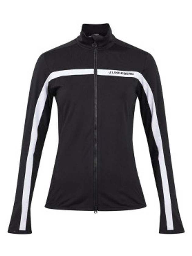 Janice Full Zip-up Jacket Black - J.LINDEBERG - BALAAN 2