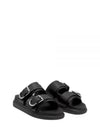 Hybrid Leather Slippers Black - ALEXANDER MCQUEEN - BALAAN 2