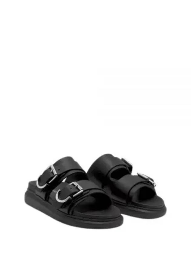 Hybrid Leather Slippers Black - ALEXANDER MCQUEEN - BALAAN 2