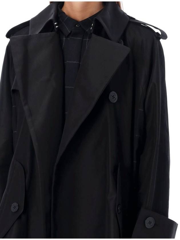 Sacai Paneled Trench Coat - SACAI - BALAAN 3